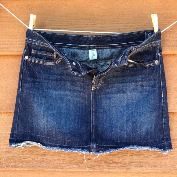 Old Navy Other - Old Navy Cut Off Jean Skirt